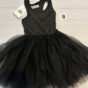 Only little once Black Kids tutu Dress size 8
